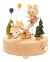 拉拉熊蹺蹺板 木質音樂盒 MUSIC BOX